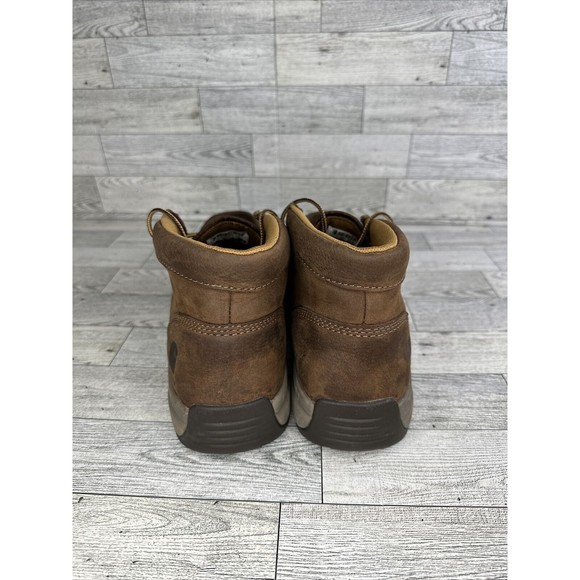 Carhartt Men's 4" Lightweight Soft Toe Wedge Chukka Bootie Size 8 Dark Bison GUC - Picture 3 of 5